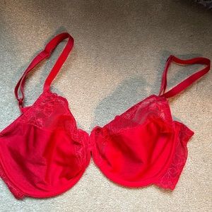 Wacoal Red Underwire Bra